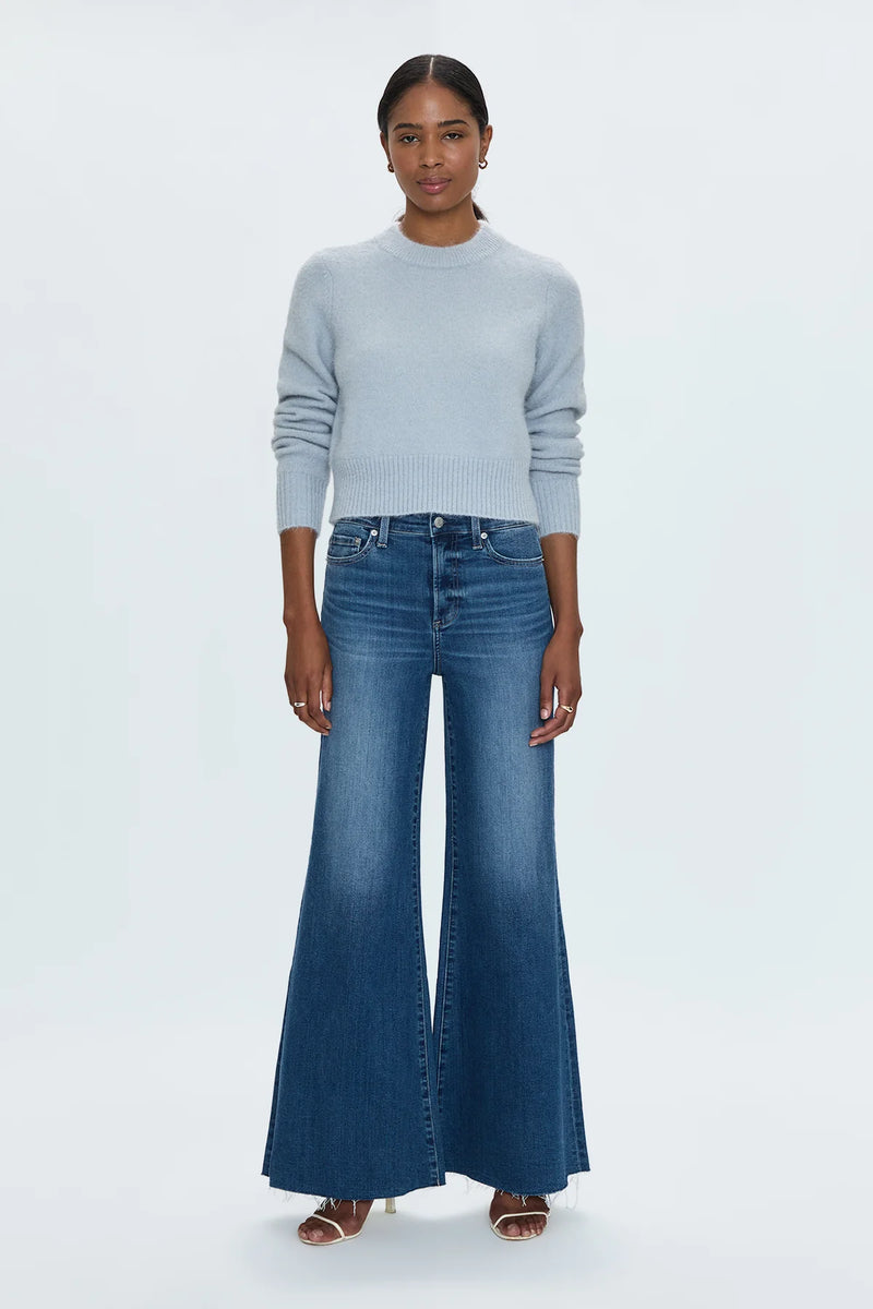 Izzy Mid Rise Wide Leg Jean - Study