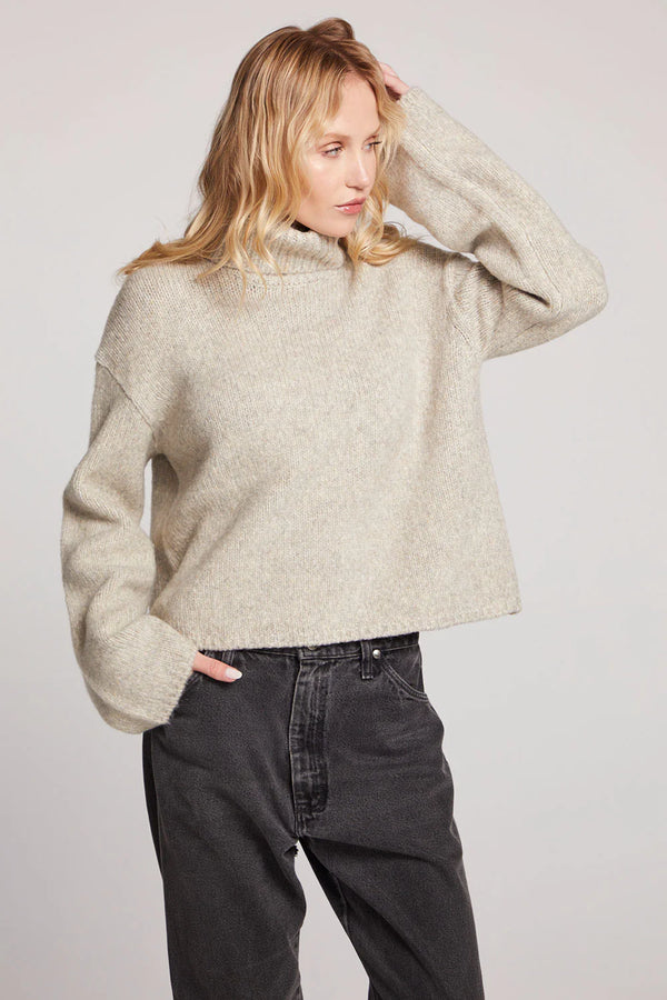 Geenie Toasted Coconut Long Sleeve Sweater