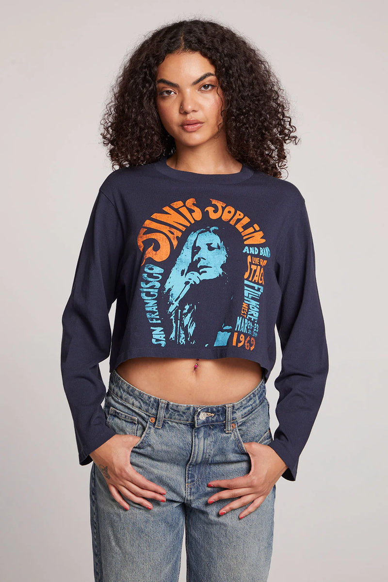 Janis Joplin Live in San Fransisco Long Sleeve Tee