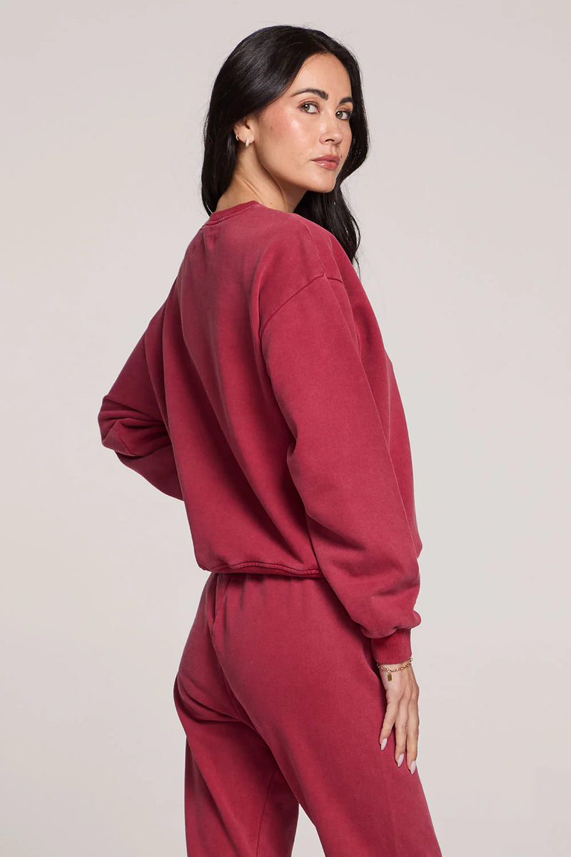 Perry Pullover - Crimson