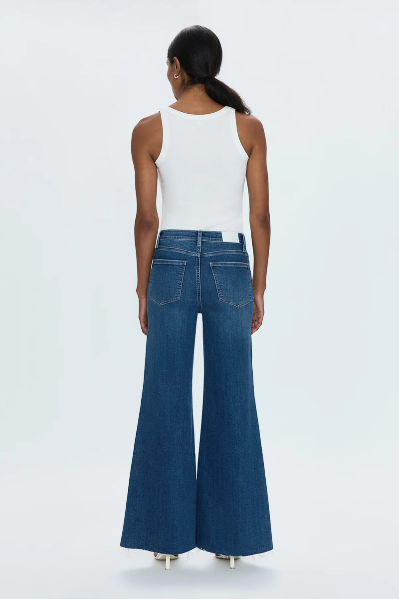 Izzy Mid Rise Wide Leg Jean - Study