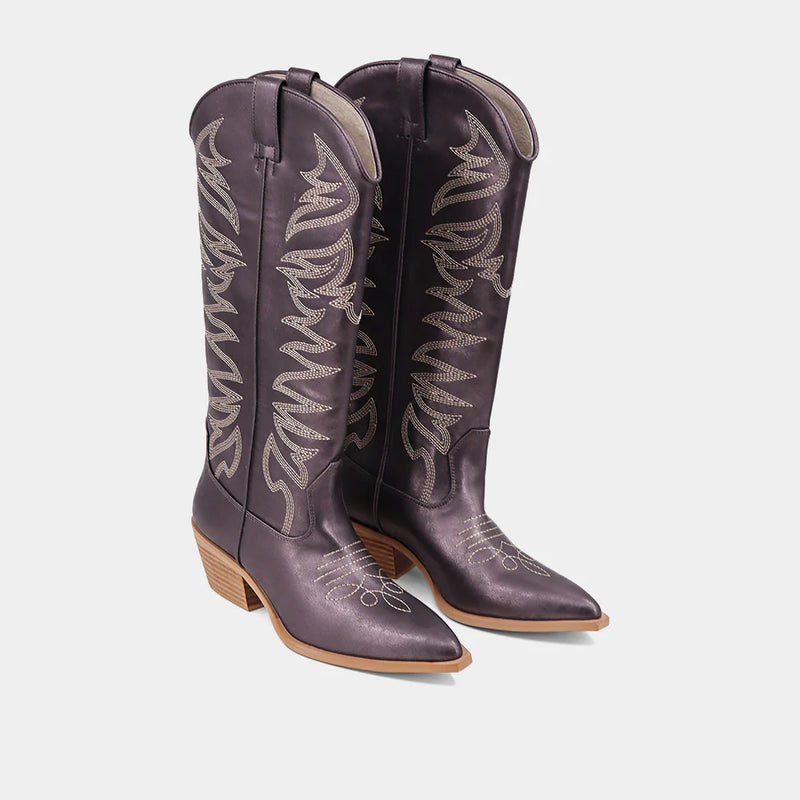 Zerena Tall Boot - Gunmetal