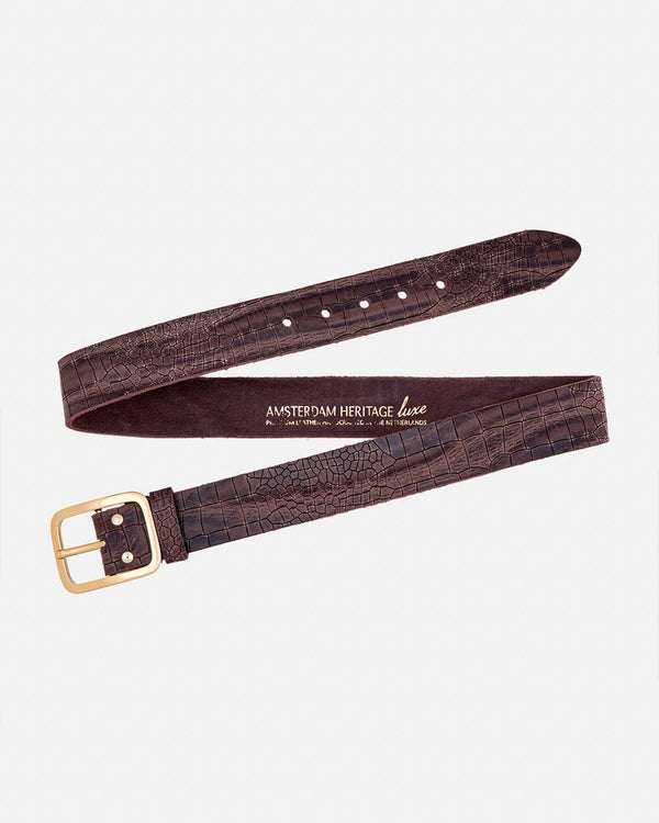 Ilse Leather Belt - Brown