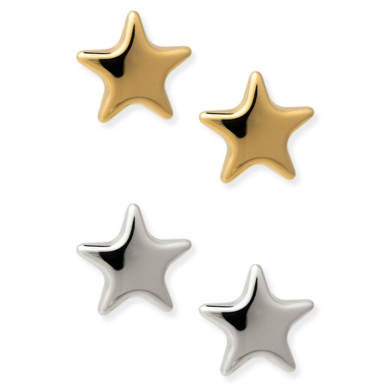 Starlight Stud Earrings - Silver Plated