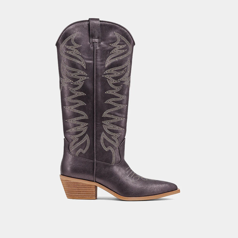 Zerena Tall Boot - Gunmetal