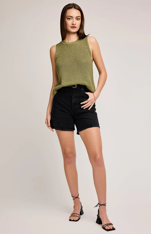 Andrea Knit Tank - Matcha