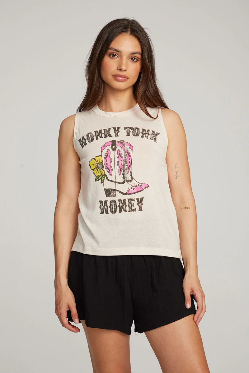 Honky Tonk Honey Muscle Tee