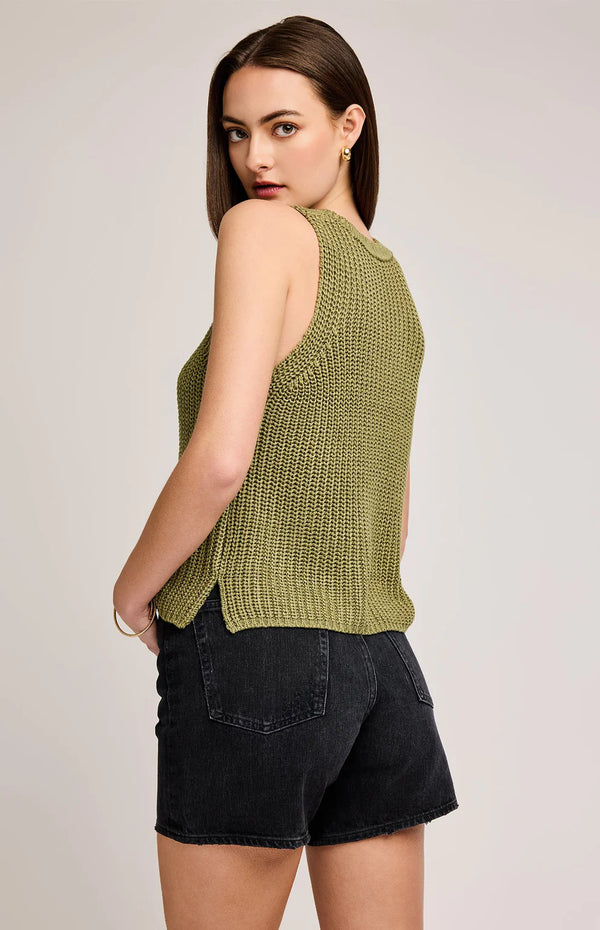 Andrea Knit Tank - Matcha