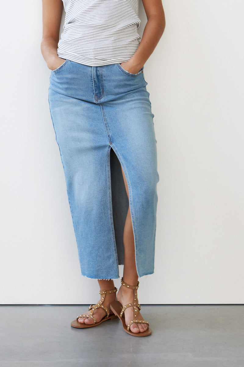 Steffy Denim Midi Skirt