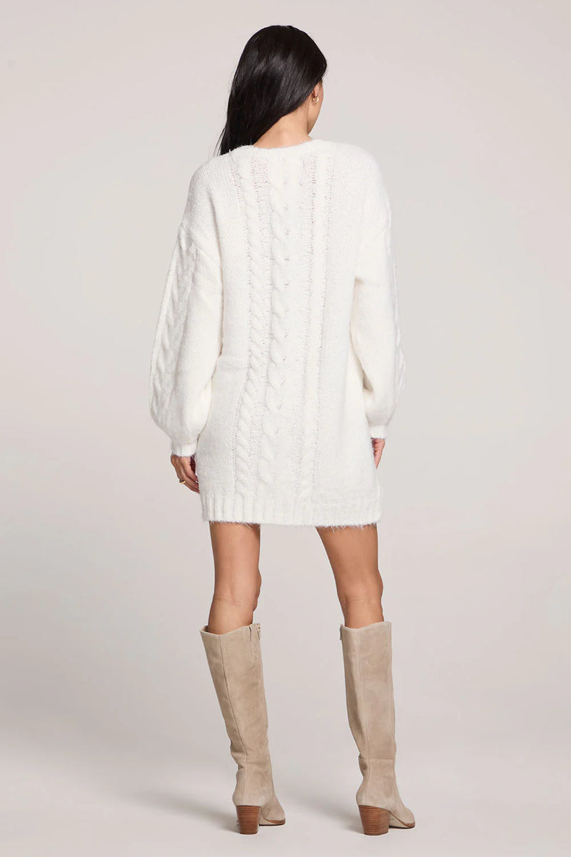 Macy Sweater Dress - Natural