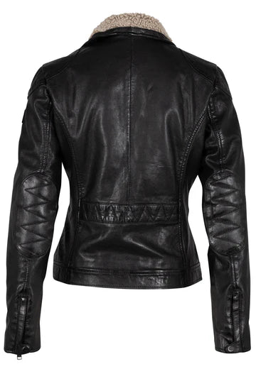 Jenja CF Leather Jacket - Black