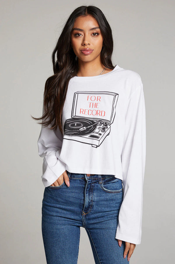 For the Record Long Sleeve Tee