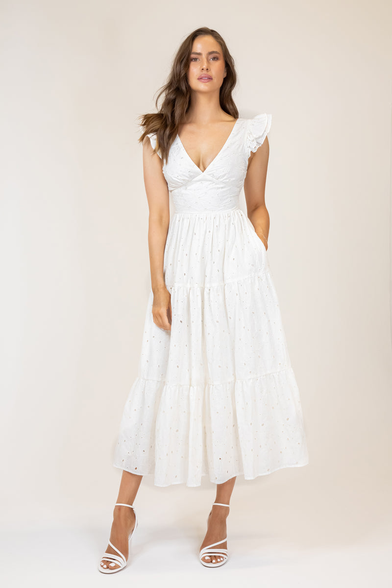 Alaia Maxi Dress - Ivory