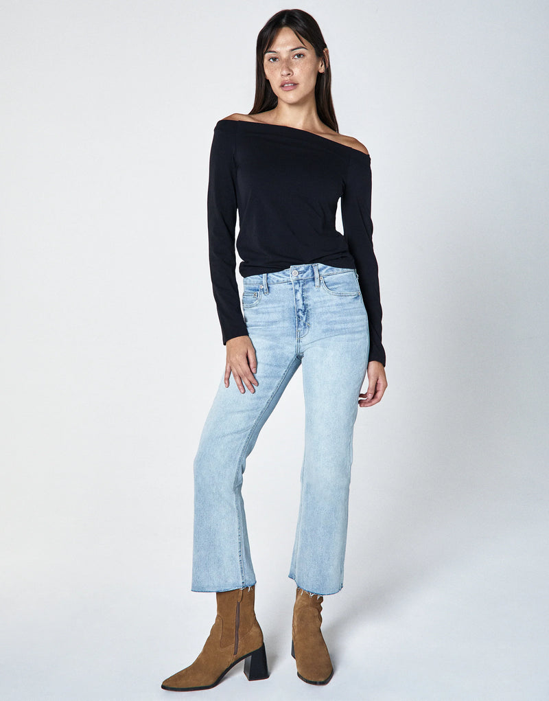 Marlow Mid-Rise Cropped Demi Flare  - Bend