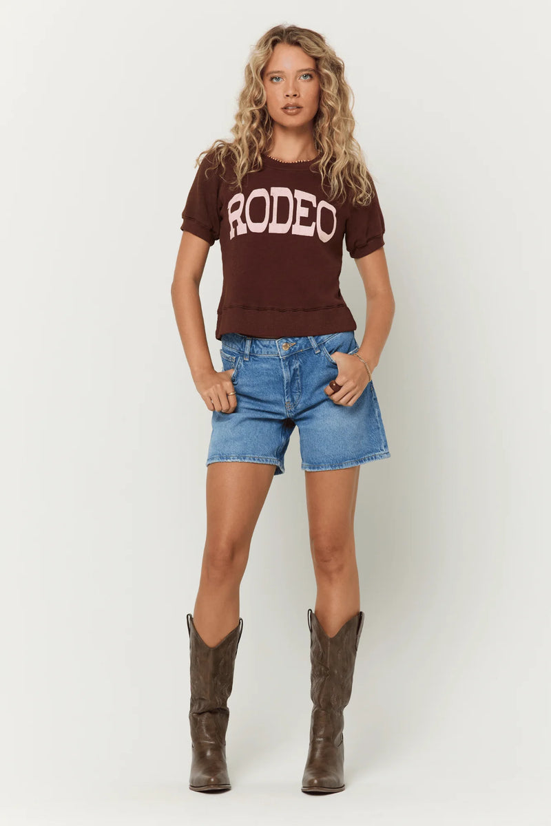 Short Sleeve Shrunken Rodeo Sweatshirt