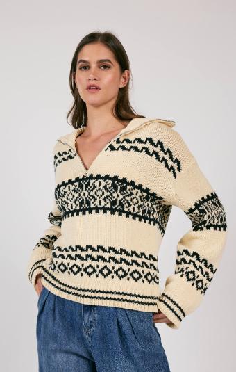 The Great Outdoors Half Zip Sweater