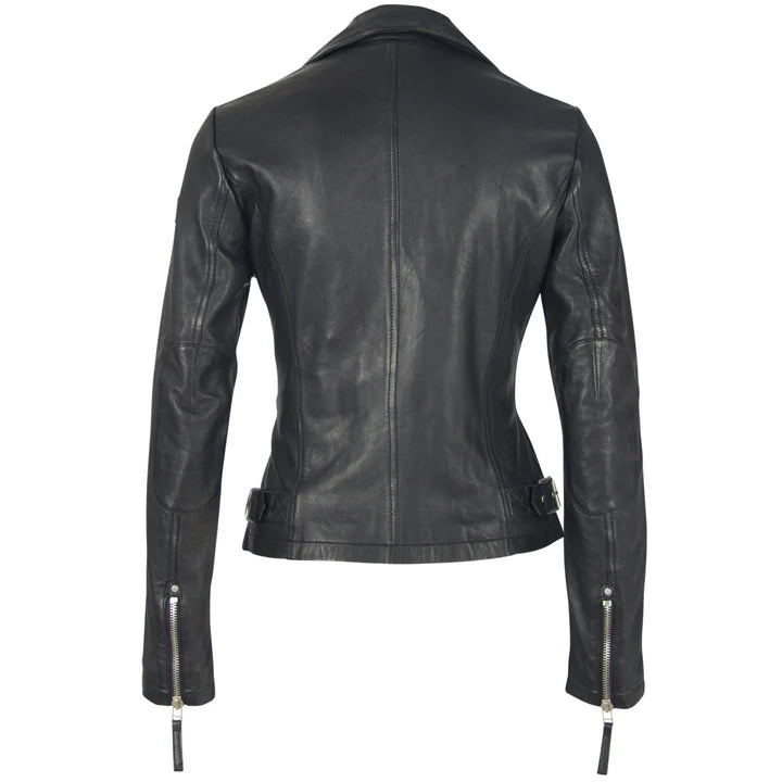 Pasja RF Leather Jacket - Black