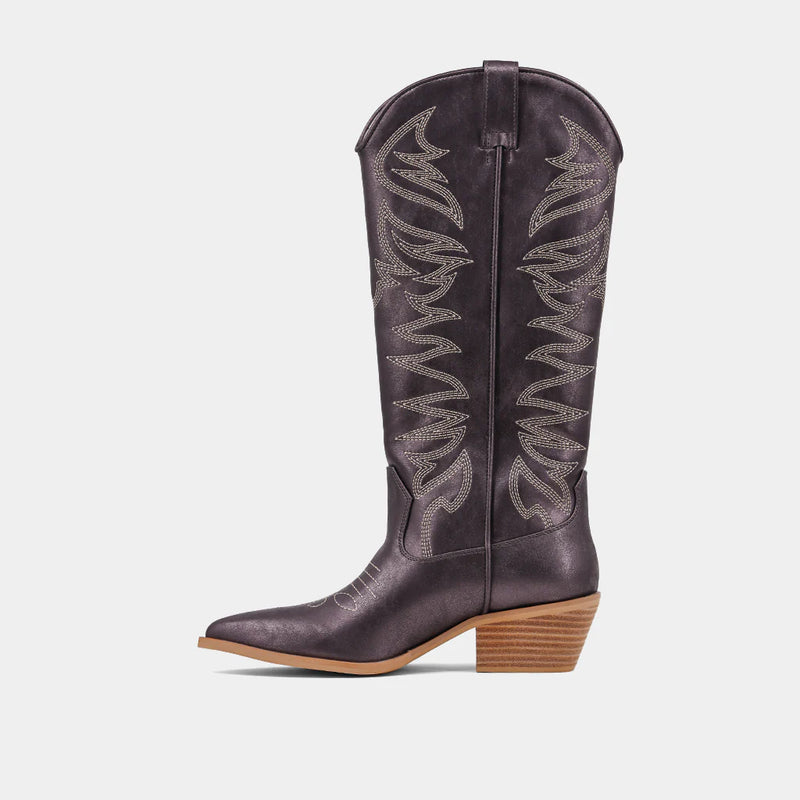 Zerena Tall Boot - Gunmetal